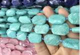 CNG7814 15.5 inches 13*18mm - 18*25mm faceted freeform amazonite beads