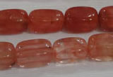 CNG783 15.5 inches 13*18mm nuggets cherry quartz beads wholesale