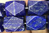 CNG7848 15.5 inches 12*16mm - 13*18mm faceted nuggets lapis lazuli beads