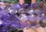 CNG7863 20*30 - 25*35mm twisted & faceted freeform ametrine beads