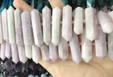 CNG7932 15.5 inches 10*22mm - 12*45mm faceted nuggets kunzite beads