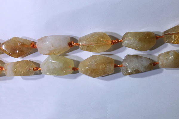 CNG7952 15.5 inches 15*25mm - 20*40mm nuggets citrine beads