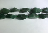 CNG7962 15.5 inches 15*25mm - 20*40mm nuggets green aventurine beads