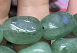 CNG8064 8*10mm - 10*14mmm nuggets green strawberry quartz beads