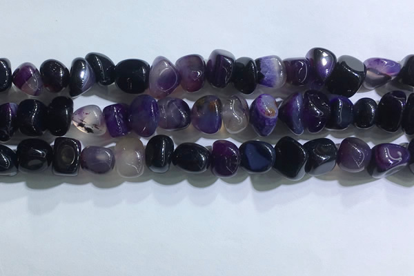 CNG8100 15.5 inches 6*8mm - 10*12mm agate gemstone chips beads