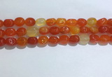 CNG8118 15.5 inches 8*12mm nuggets agate beads wholesale