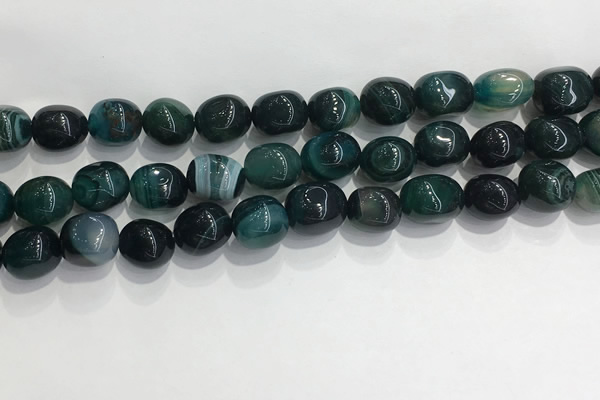 CNG8123 15.5 inches 8*12mm nuggets agate beads wholesale