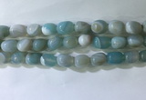 CNG8136 15.5 inches 8*12mm nuggets striped agate beads wholesale