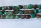 CNG8138 15.5 inches 8*12mm nuggets striped agate beads wholesale