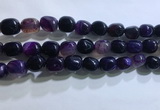 CNG8152 15.5 inches 10*14mm nuggets agate beads wholesale