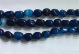 CNG8156 15.5 inches 10*14mm nuggets agate beads wholesale