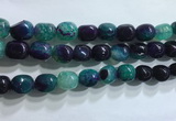 CNG8162 15.5 inches 10*14mm nuggets agate beads wholesale