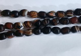 CNG8239 15.5 inches 12*16mm nuggets striped agate beads wholesale