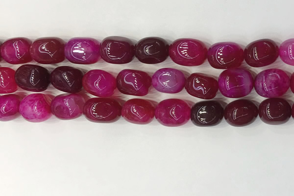 CNG8248 15.5 inches 13*18mm nuggets agate beads wholesale