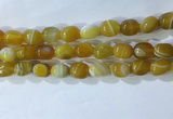 CNG8265 15.5 inches 13*18mm nuggets striped agate beads wholesale