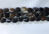 CNG8280 15.5 inches 13*18mm nuggets striped agate beads wholesale