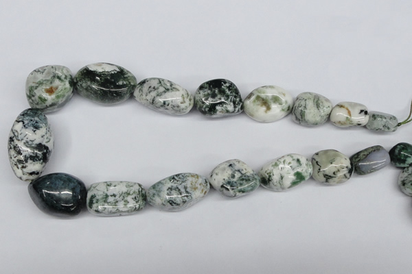 CNG83 15.5 inches 15*20mm - 20*35mm nuggets tree agate beads