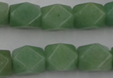 CNG830 15.5 inches 13*18mm faceted nuggets green aventurine beads