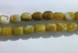 CNG8311 15.5 inches 15*20mm nuggets striped agate beads wholesale