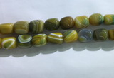 CNG8312 15.5 inches 15*20mm nuggets striped agate beads wholesale