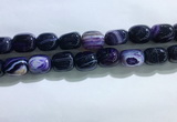 CNG8313 15.5 inches 15*20mm nuggets striped agate beads wholesale