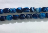 CNG8316 15.5 inches 15*20mm nuggets striped agate beads wholesale