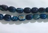 CNG8317 15.5 inches 15*20mm nuggets striped agate beads wholesale