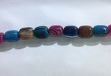 CNG8320 15.5 inches 15*20mm nuggets striped agate beads wholesale