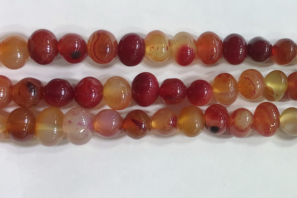 CNG8332 15.5 inches 10*12mm nuggets agate beads wholesale