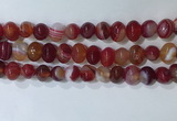 CNG8346 15.5 inches 10*12mm nuggets striped agate beads wholesale