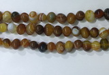 CNG8351 15.5 inches 10*12mm nuggets striped agate beads wholesale