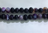 CNG8381 15.5 inches 12*16mm nuggets striped agate beads wholesale