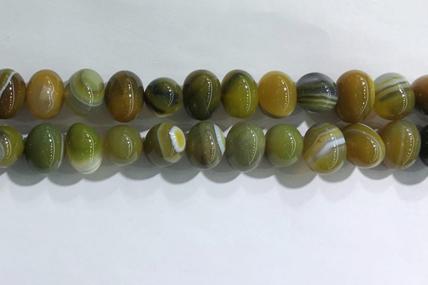 CNG8386 15.5 inches 12*16mm nuggets striped agate beads wholesale