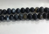 CNG8390 15.5 inches 12*16mm nuggets striped agate beads wholesale