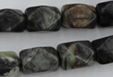 CNG840 15.5 inches 13*18mm faceted nuggets picasso jasper beads