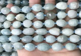 CNG8510 15.5 inches 10*12mm - 11*15mm faceted nuggets aquamarine beads