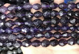 CNG8518 15.5 inches 8*10mm - 10*14mm faceted nuggets amethyst beads