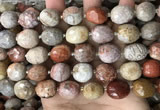 CNG8528 15.5 inches 13*15mm - 15*17mm faceted nuggets fossil coral beads