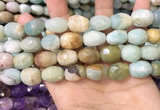 CNG8569 12*16mm - 15*20mm faceted nuggets amazonite beads