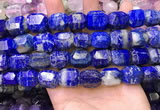 CNG8585 13*18mm - 15*20mm faceted nuggets lapis lazuli beads