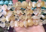 CNG8591 12*16mm - 13*18mm faceted nuggets citrine gemstone beads