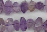 CNG860 15.5 inches 8*12mm – 12*20mm faceted nuggets amethyst beads