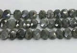 CNG8622 10*13mm - 12*16mm faceted freeform labradorite beads