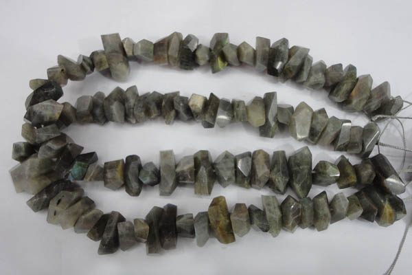 CNG867 15.5 inches 8*15mm – 13*24mm faceted nuggets labradorite beads