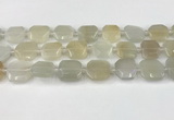 CNG8807 15.5 inches 16mm - 20mm faceted freeform moonstone beads