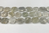 CNG8808 15.5 inches 16mm - 20mm faceted freeform moonstone beads