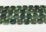 CNG8823 15.5 inches 16mm - 20mm faceted freeform african jade beads