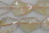 CNG889 15.5 inches 15*20mm – 20*30mm freeform citrine beads