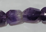 CNG903 15.5 inches 15*20mm – 18*26mm faceted nuggets amethyst beads