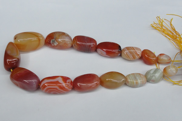 CNG92 15.5 inches 12*16mm - 20*30mm nuggets agate gemstone beads